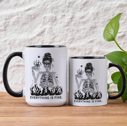 Purplehecate Everything Is Fine Mug