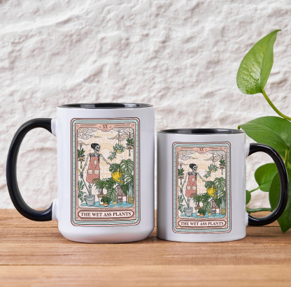 Purplehecate The Wet Ass Plants Tarot Mug