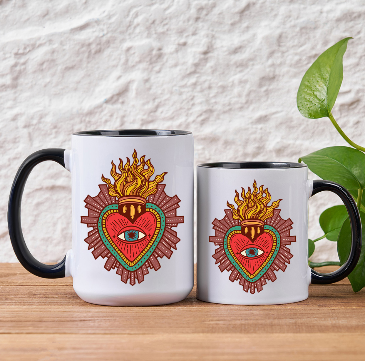 Purplehecate Sacred Heart Mug