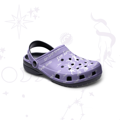 Purplehecate Live Laugh Lucifer Rubber Clogs