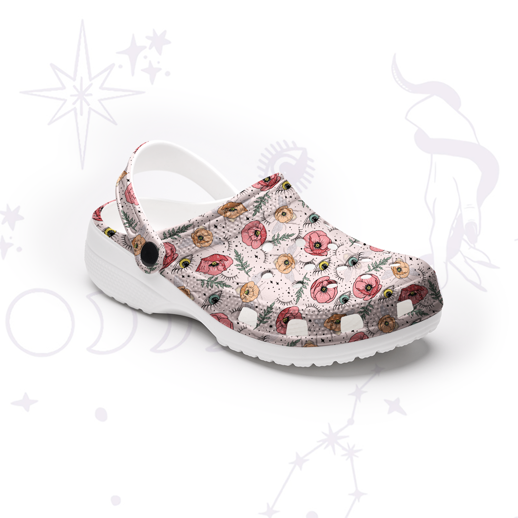 Purplehecate The Bee's Knees Rubber Clogs