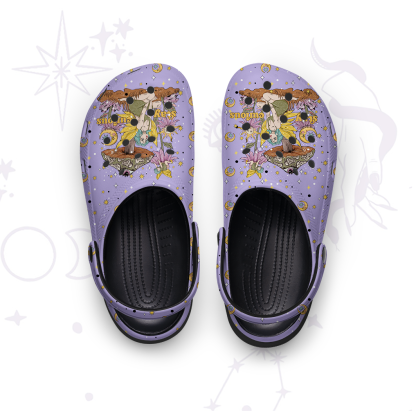 Purplehecate Stay Curious Rubber Clogs