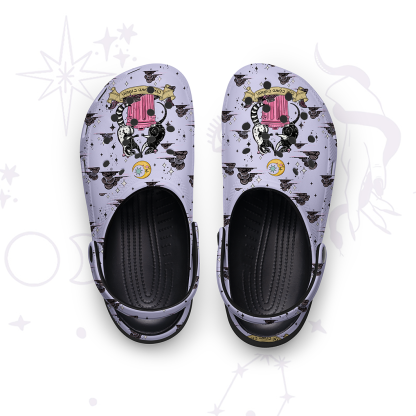 Purplehecate The Team Trash Opossum Tarot Rubber Clogs