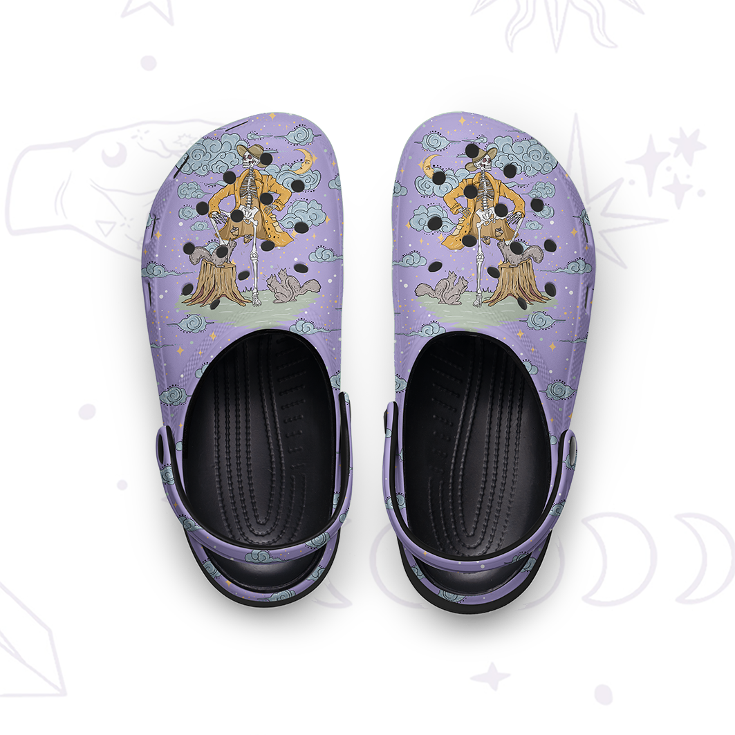 Purplehecate The Two Of Deez Tarot Rubber Clogs
