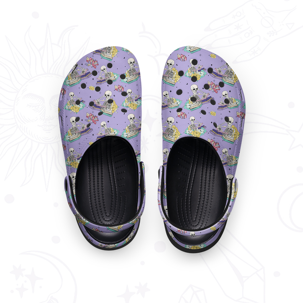 Purplehecate Book Lover Rubber Clogs