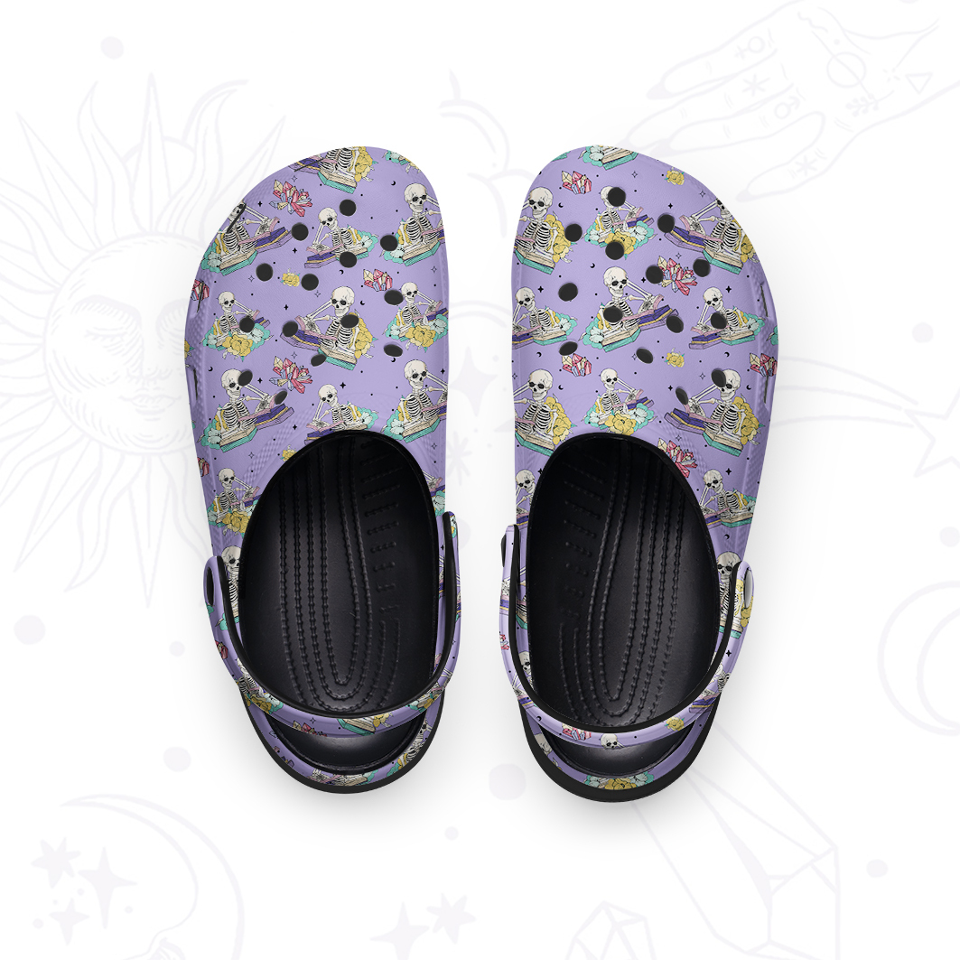 Purplehecate Book Lover Rubber Clogs