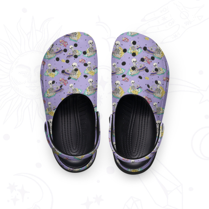 Purplehecate Book Lover Rubber Clogs