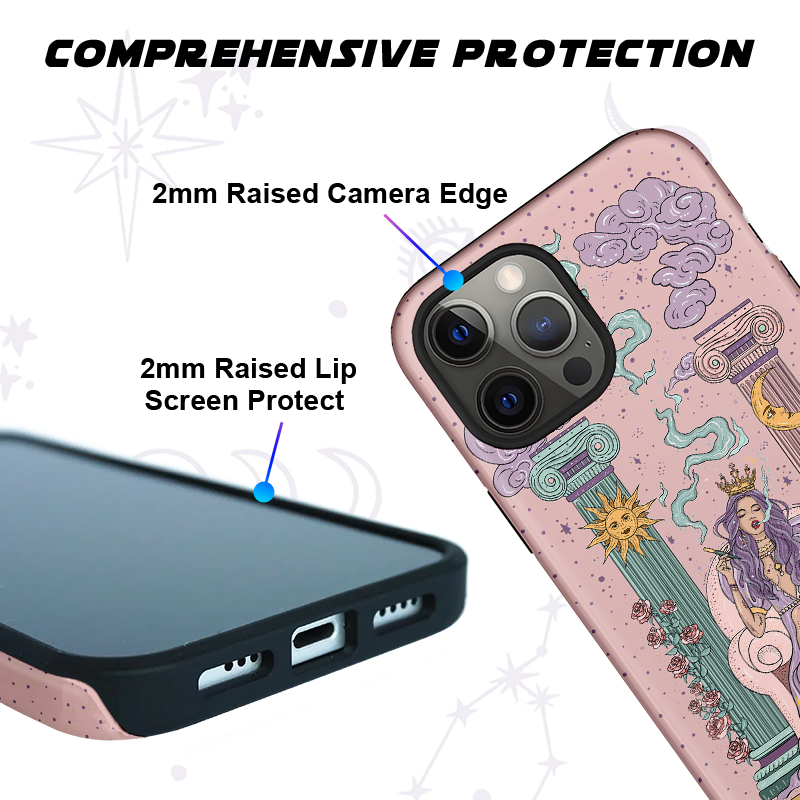 Purplehecate The High Priestess Tarot  Phone Case