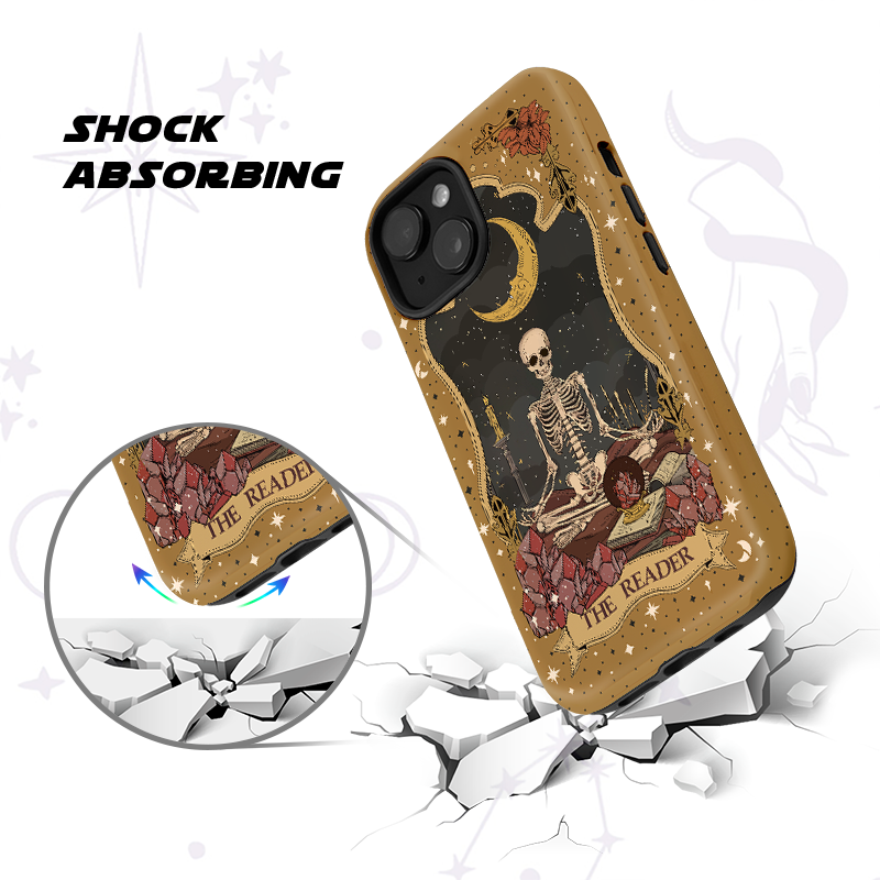 Purplehecate The Reader Tarot Ancient Mirror Phone Case