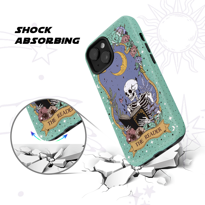 Purplehecate The Reader's Tarot Ancient Mirror Phone Case