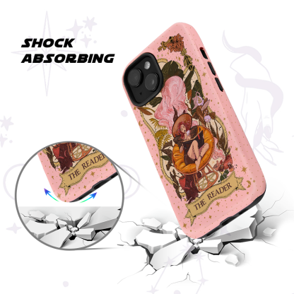 Purplehecate The Reader Tarot Card Ancient Mirror Phone Case