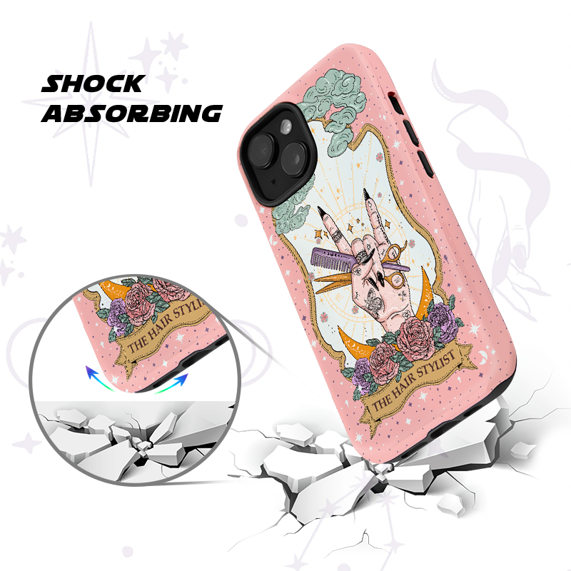 Purplehecate The Hair Stylist Tarot Ancient Mirror Phone Case
