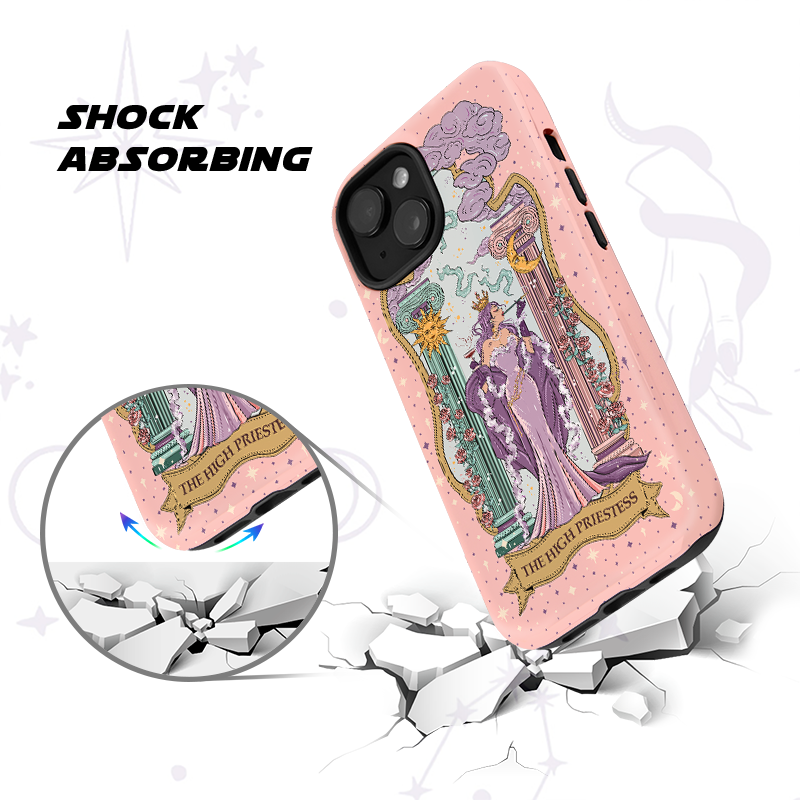 Purplehecate The High Priestess Ancient Mirror Phone Case