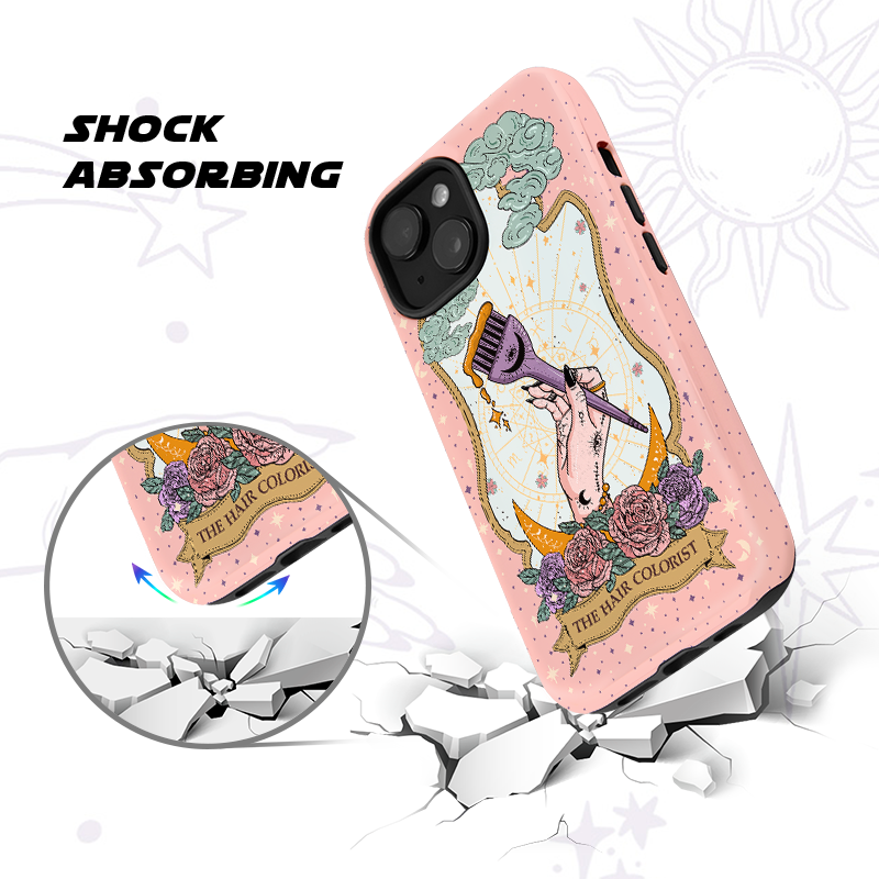 Purplehecate The Hair Colorist Tarot Ancient Mirror Phone Case