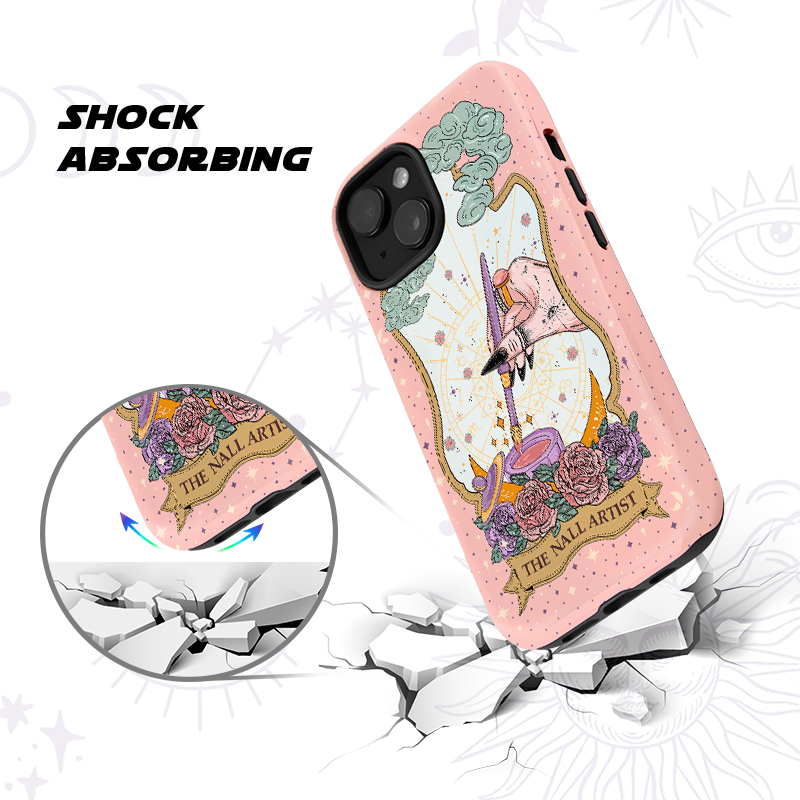 Purplehecate The Nail Artist Tarot Card Ancient Mirror Phone Case