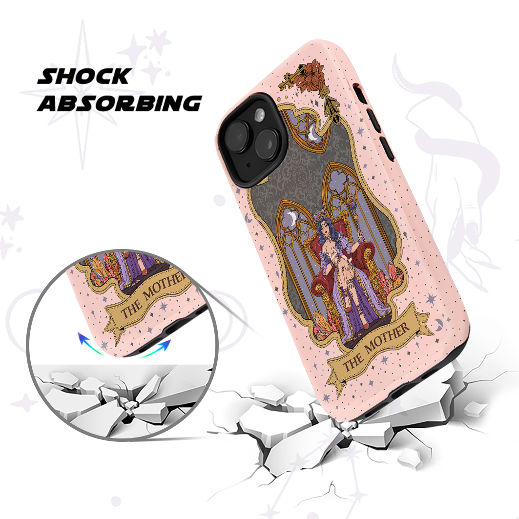 Purplehecate The Mother Tarot Card Ancient Mirror Phone Case