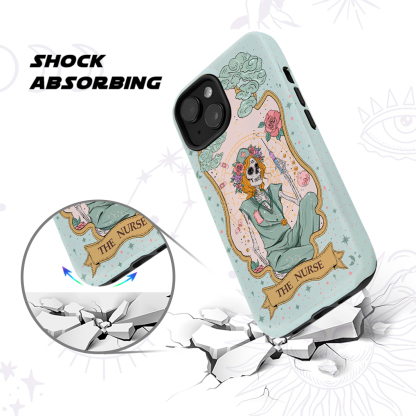 Purplehecate The Nurse Tarot Ancient Mirror Phone Case