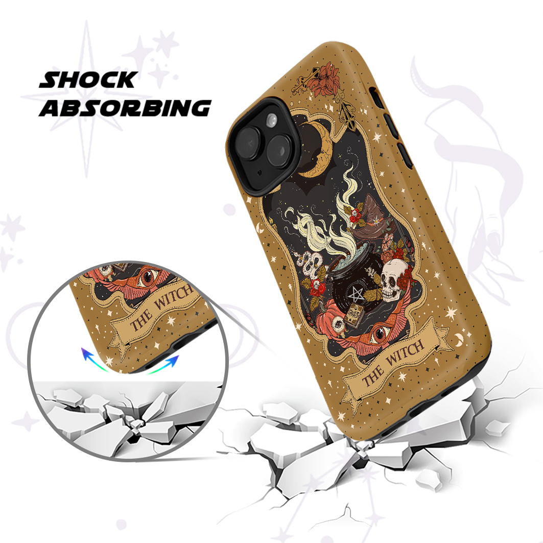 Purplehecate The Witch Magical Tarot Ancient Mirror Phone Case