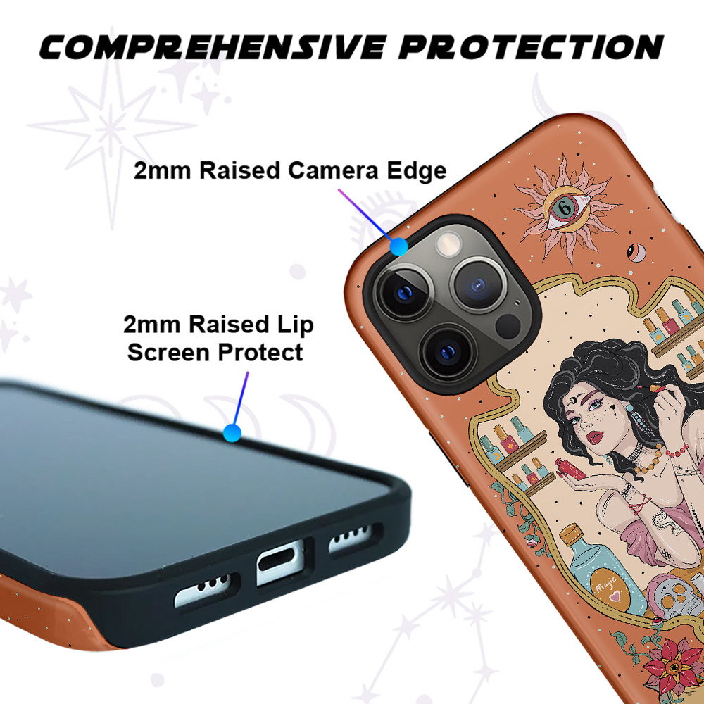 Purplehecate The Nail Tech Tarot Ancient Mirror Phone Case