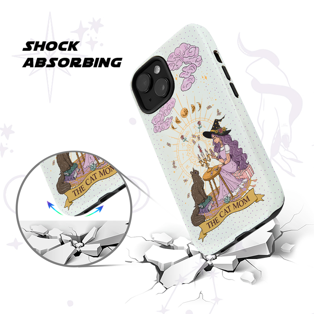 Purplehecate The Cat Witch Mom Phone Case