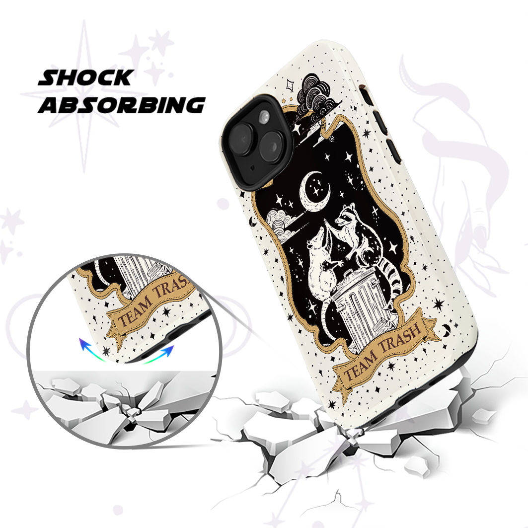 Purplehecate The Team Trash Tarot Ancient Mirror Phone Case