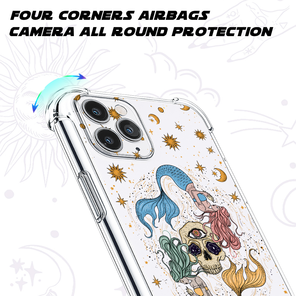 Purplehecate Pisces Zodiac Clear Phone Case