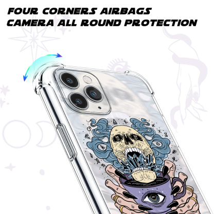 Purplehecate Caffiend Clear Phone Case