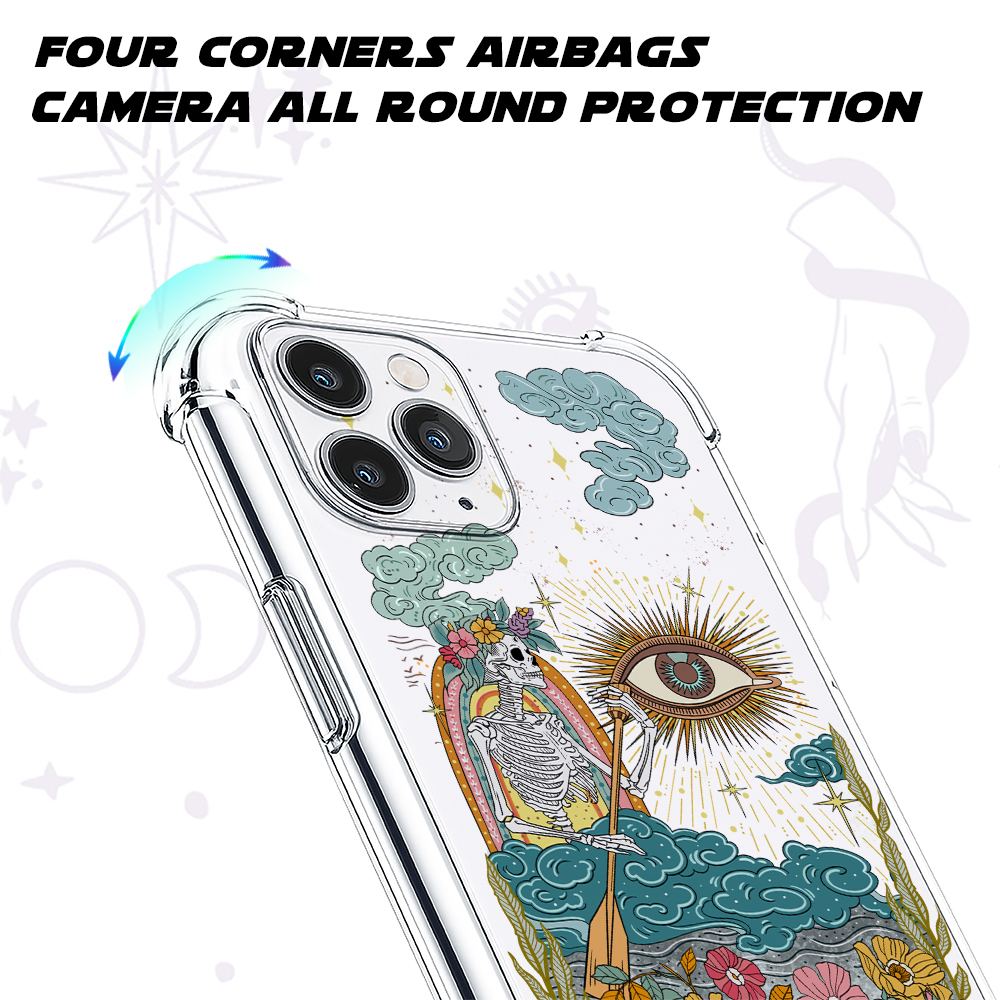 Purplehecate The Audacity Clear Phone Case