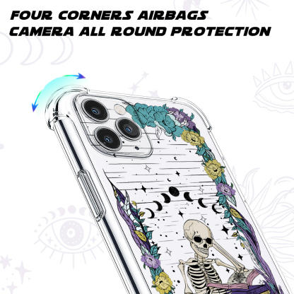 Purplehecate The Reader Clear Phone Case