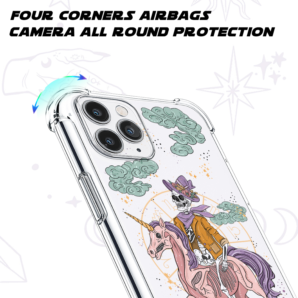 Purplehecate The Audacity Clear Phone Case