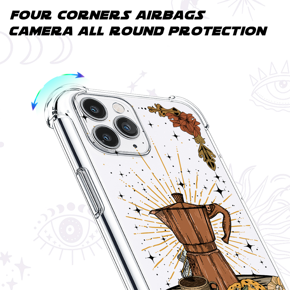 Purplehecate The Sanity Food Clear Phone Case