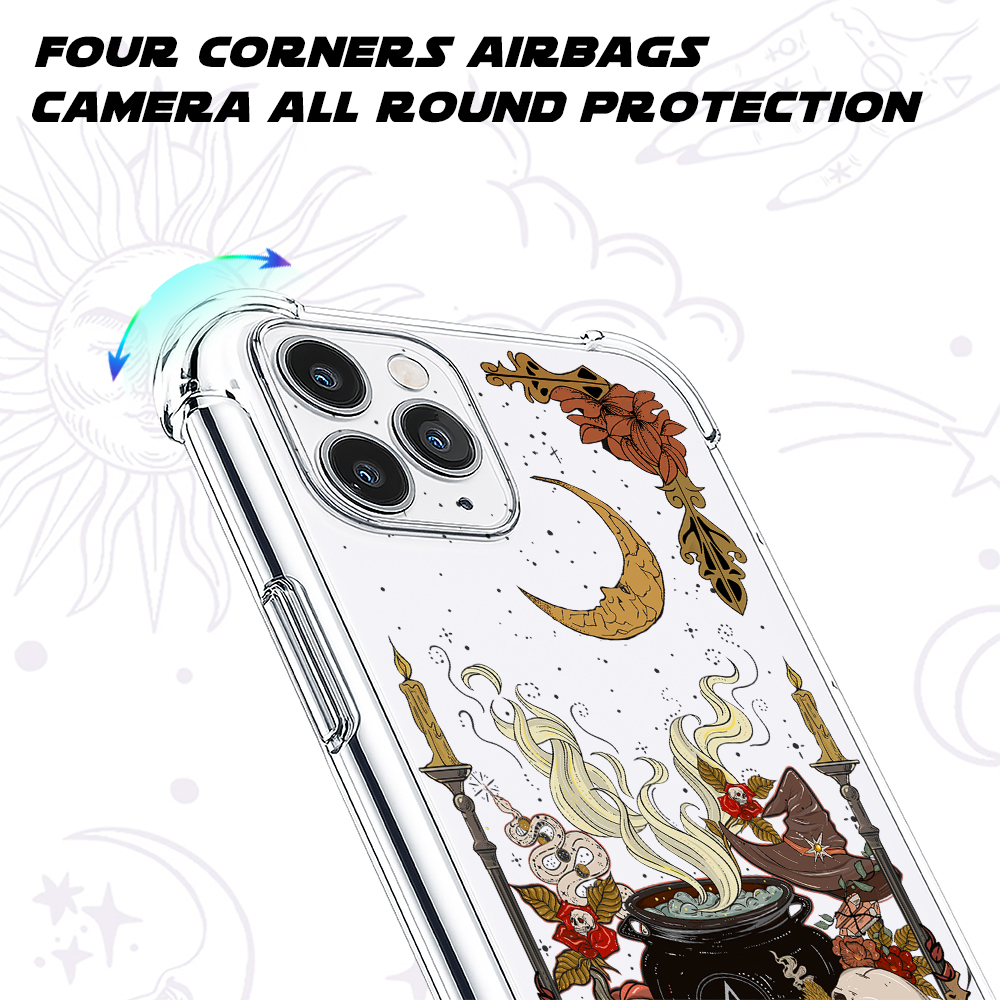 Purplehecate The Witch Magical Clear Phone Case