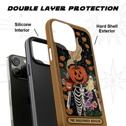 Purplehecate The Halloween Reveler Lover Tarot Card Phone Case