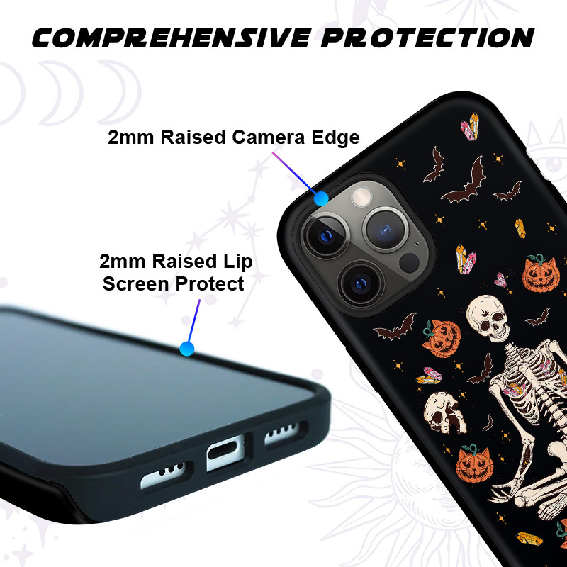 Purplehecate Funny Skeleton Halloween Phone Case