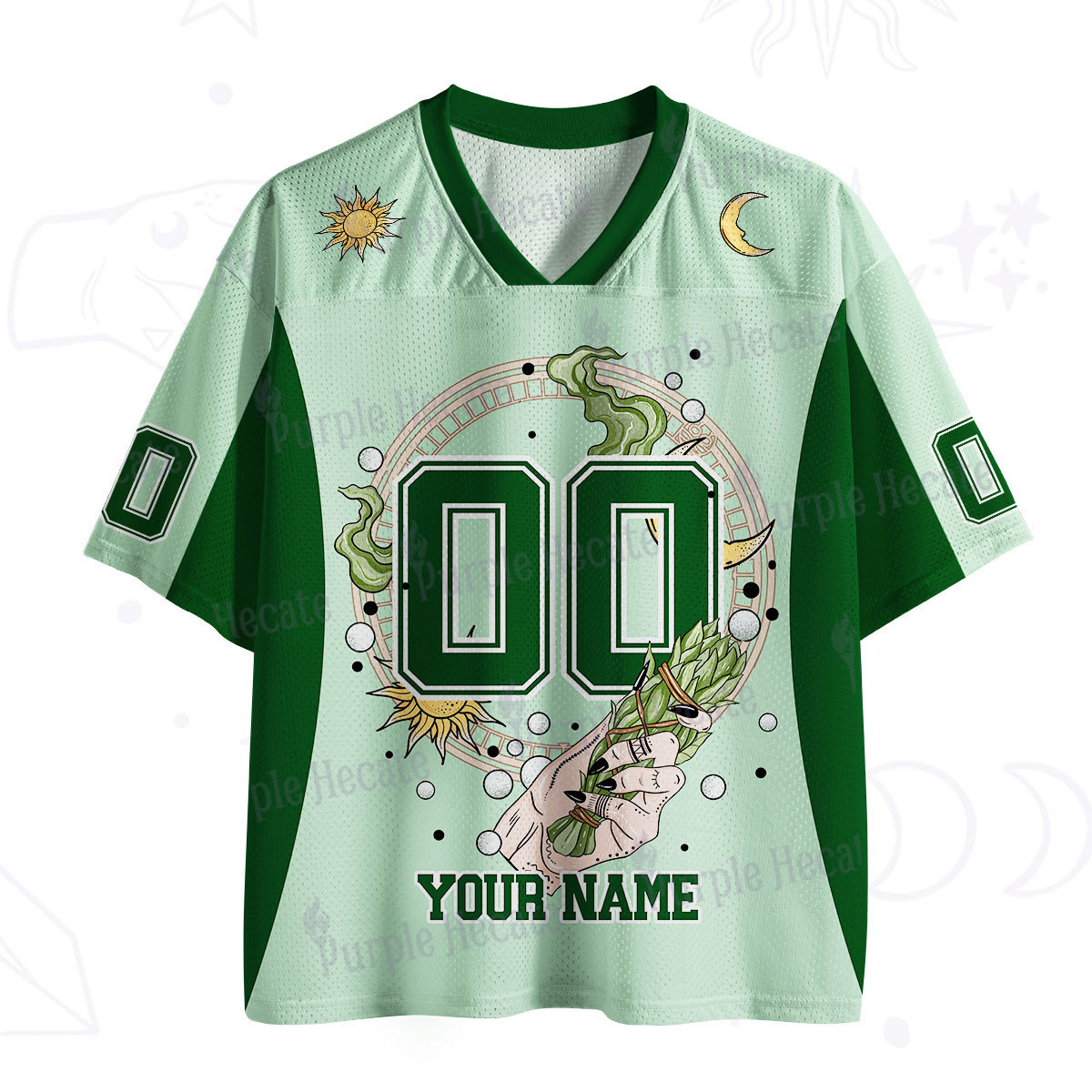 Personalized Purplehecate Sage Mesh Jersey
