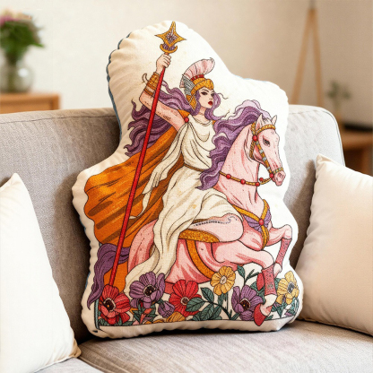 Purplehecate The Audacity Tarot Card Pillow