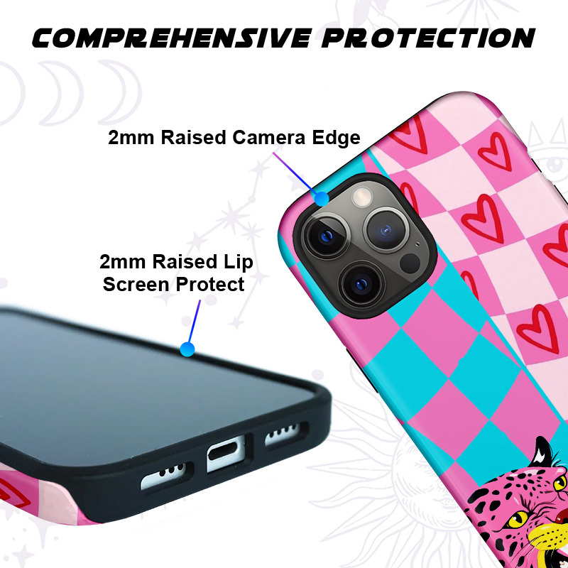 Purplehecate Savage Leopard Evil Eye Phone Case