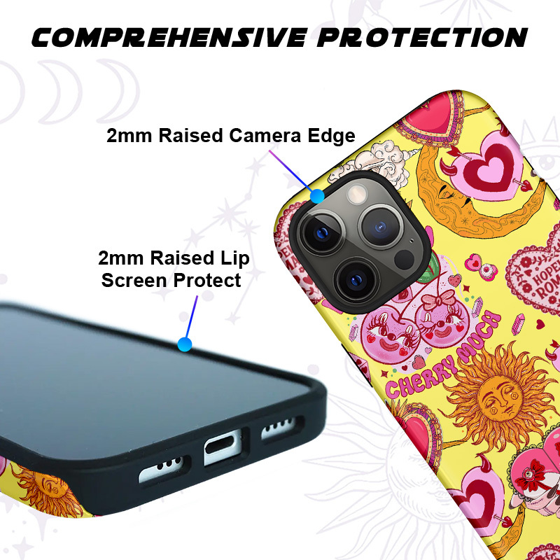 Purplehecate Hopeless Romantic Love Doodle Phone Case