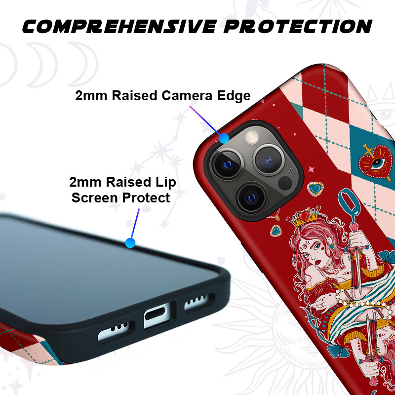 Purplehecate Queen of Hearts Phone Case