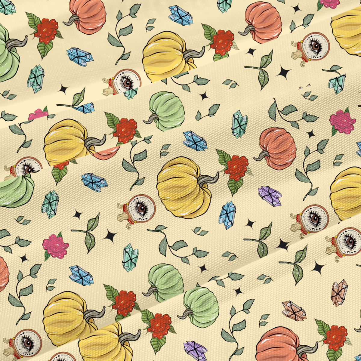 Purplehecate Magical Spiced Pumpkin Beachwear Cover-Up Dress