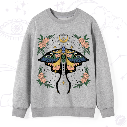 Purplehecate Mystical Moth Sweatshirt