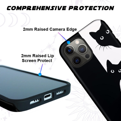 Purplehecate Peekaboo Cats Phone Case