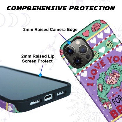Purplehecate I Love You For Your Brains Phone Case