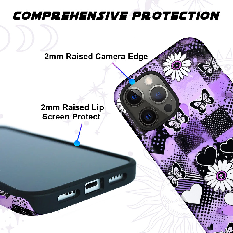 Purplehecate Purple Butterfly Romance Phone Case