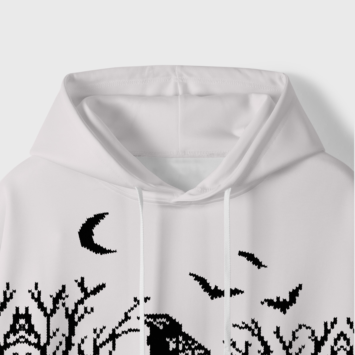 Purplehecate Ravens Over the Spooky Graveyard All-Over Print Hoodie