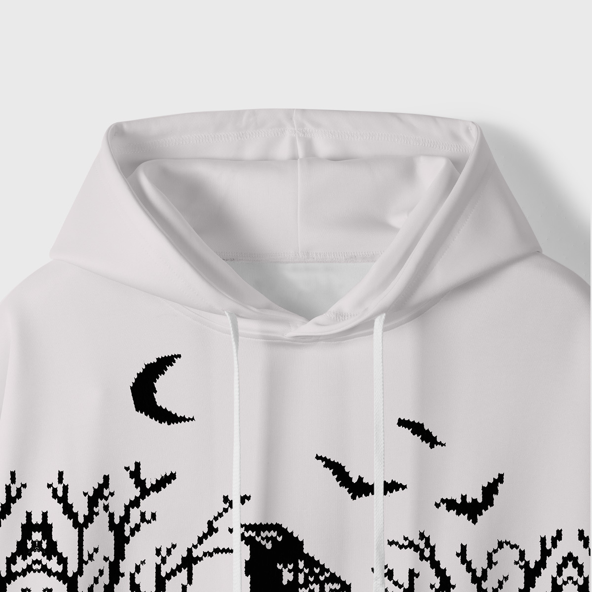 Purplehecate Ravens Over the Spooky Graveyard All-Over Print Hoodie