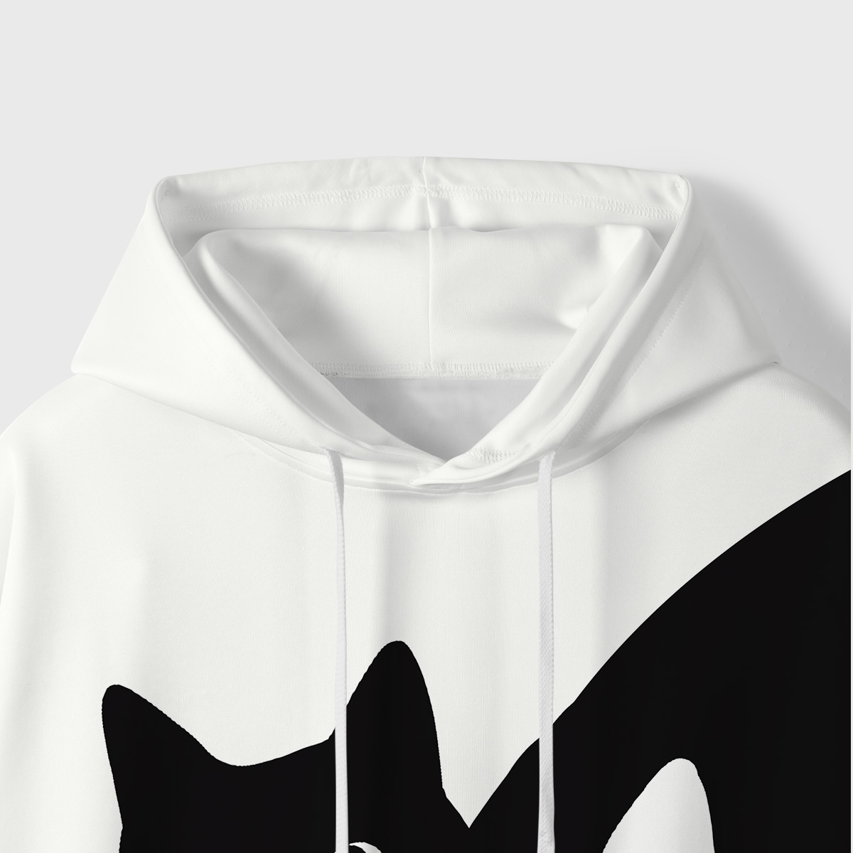 Purplehecate Curious Cats All-Over Print Hoodie