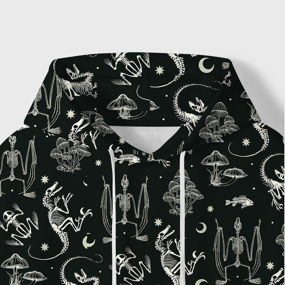 Purplehecate Prehistoric Fantasy All-Over Print Hoodie