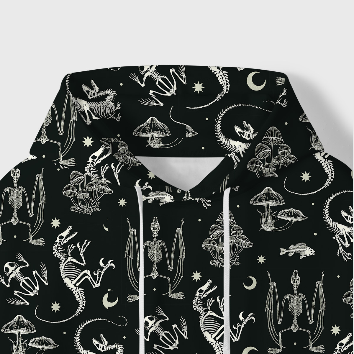 Purplehecate Prehistoric Fantasy All-Over Print Hoodie