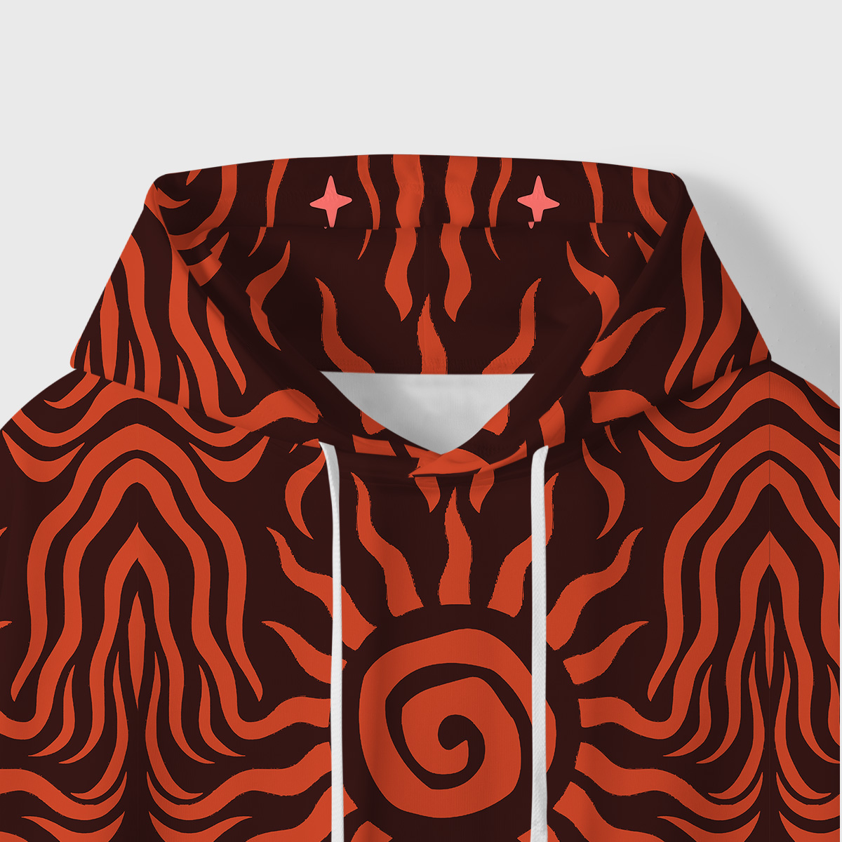 Purplehecate Solar Ritual All-Over Print Hoodie